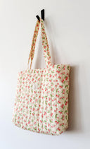 Handmade quilted tote | cotton market tote