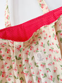 Handmade quilted tote | cotton market tote