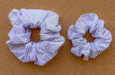 Handmade Gingham Scrunchies: Cotton Hair Tie