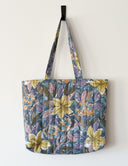 Handmade quilted tote | cotton market tote