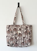 Handmade quilted tote | cotton market tote