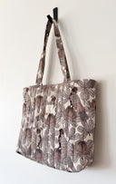 Handmade quilted tote | cotton market tote
