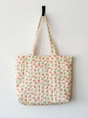 Handmade quilted tote | cotton market tote