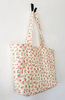 Handmade quilted tote | cotton market tote