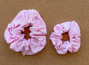 Handmade Gingham Scrunchies: Cotton Hair Tie